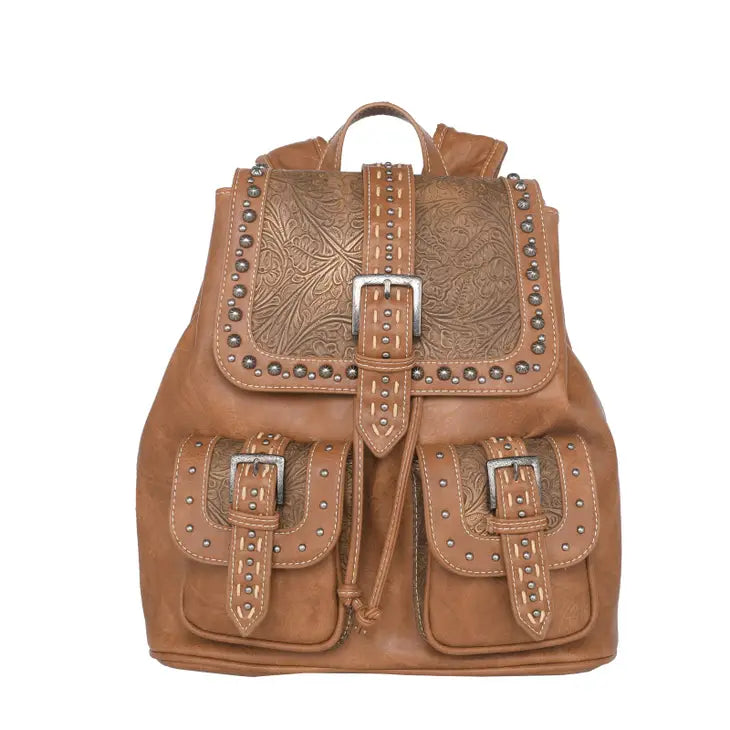 Montana West Embossed Collection Backpack