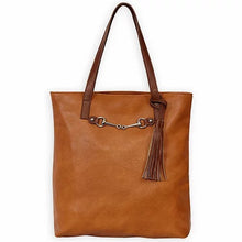 Load image into Gallery viewer, Snaffle Bit With Tassel Tote Bag

