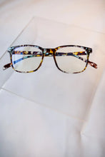 Load image into Gallery viewer, Multi Color Tortoise Blue Light Blocking Glasses

