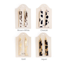 Load image into Gallery viewer, Kit-Kat Earrings | Cowhide Bar
