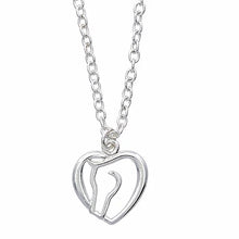 Load image into Gallery viewer, Necklace, Horse Head Heart W/horse Head Gift Box
