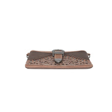 Load image into Gallery viewer, Montana West Floral Embroidered Buckle Collection Clutch/Crossbody
